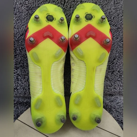 Nike Mercurial Vapor 14 Elite SG-Pro AC Volt' CV0988-761 Men’s Size 12.5 - Picture 8 of 9